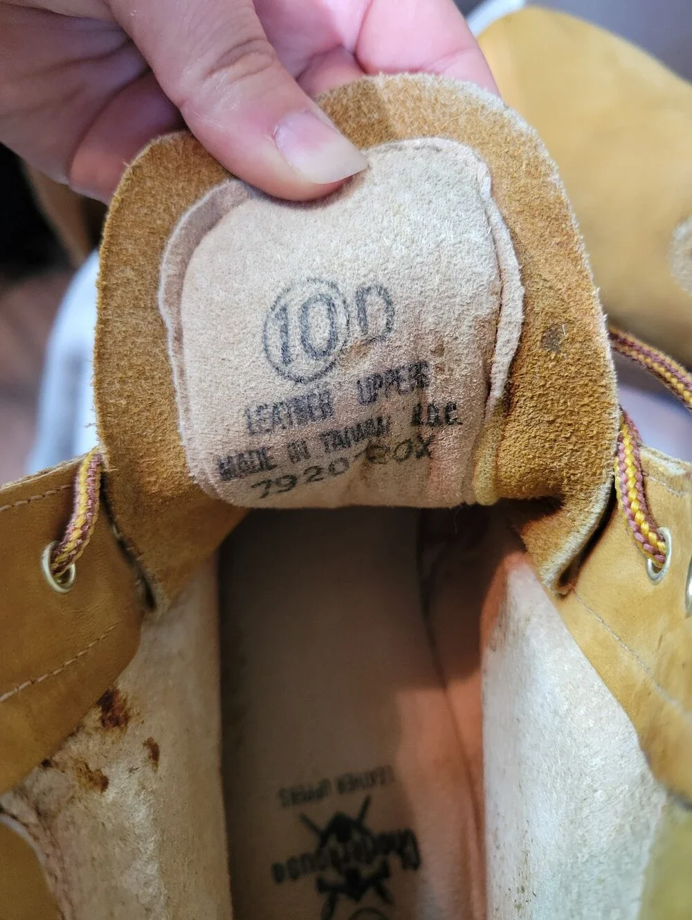 Leather Uppers Men's Work Boots Tan Lace-Up Boots